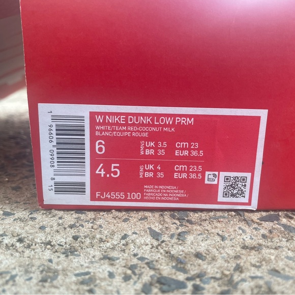 NEW Nike Dunk Low PRM  FJ4555-100 Size 6 - Picture 10 of 11